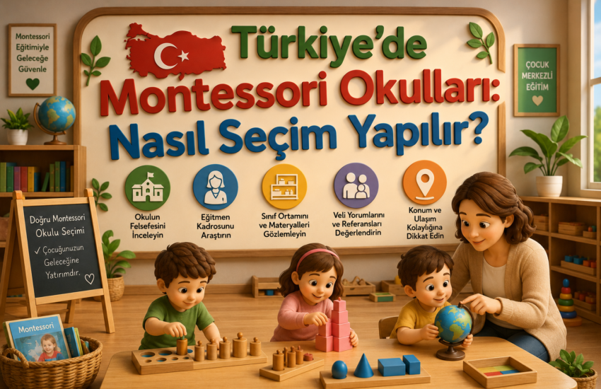 Türkiye'de Montessori Okulları Nasıl Seçim Yapılır